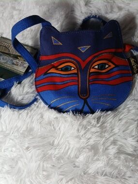 Cat Purse Laurel Burch Cross Body Purse Small Vintage